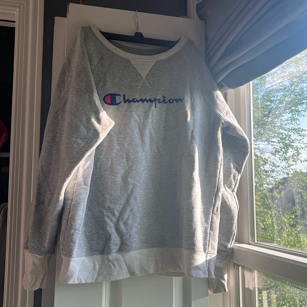 Champion grey Crewneck